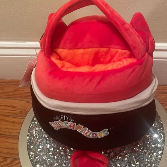 NWT Squishmallows Demi the Vampire Owl Halloween Treat candy soft plush Pail - Picture 9 of 12